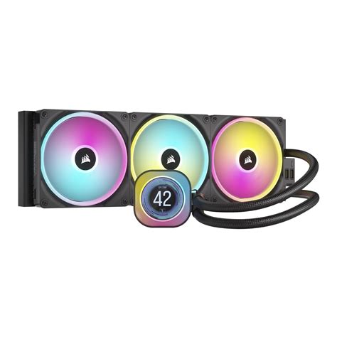 Corsair iCUE LINK H170i LCD Liquid CPU Cooler - QX140 RGB Fans - Large 420mm Radiator - Fits Intel® LGA 1700; AMD® AM5; Hub Incl