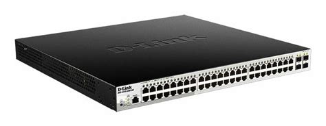 D-Link 48 PoE 10/100/1000 ports + 4 SFP ports Metro Switch