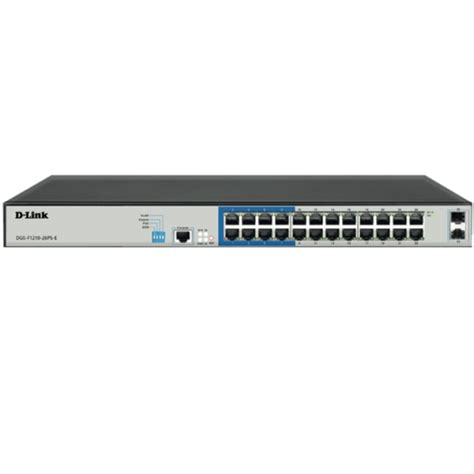 24 PoE 10/100/1000 ports + 2 Gigabit SFP ports Long Range Smart Switch 250W total POE budget; Max distance of 250m