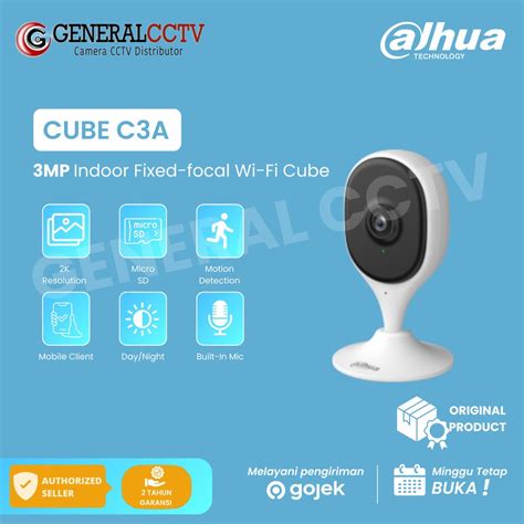 Dahua 3MP ID Fixed-focal Wi-Fi Cube