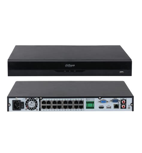 Dahua 16CH 1U 16PoE 2HDD WizSense NVR