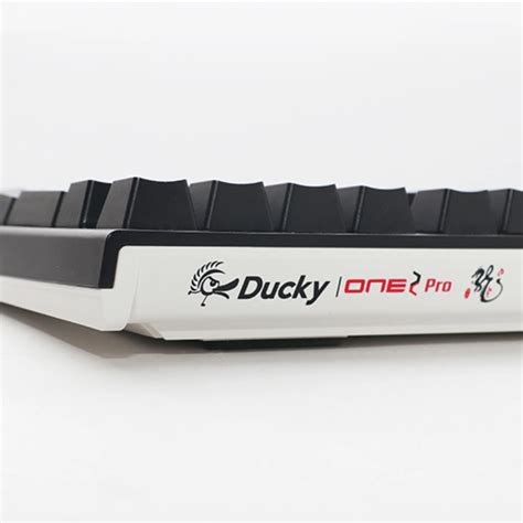Ducky Keyboard One 2 Pro 60% Mechanical Keyboard; RGB; PBT Double Shot Keycaps - White- Cherry Silver. 