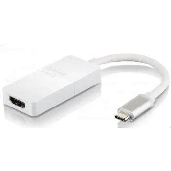 USB-C to HDMI Adapter; HDMI Port (3840 x 2160 or 4096 x 2160 pixels @60 Hz); USB Type-C Connector (Thunderbolt 3 compliant)