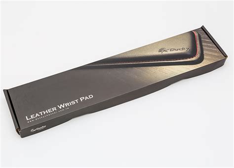 Ducky Leather Wristrest Full-size 100% - Soft leather touch and waterproof. 