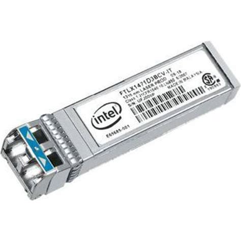 INTEL SFP+ TRANCEIVER LR OPTICS (max 10KM distance). 