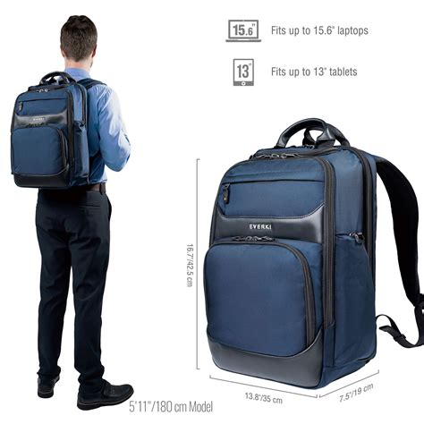 EVERKI EKP132N ONYX 15.6'' LAPTOP BACKPACK (Navy)