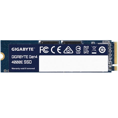 GIGABYTE 1TB Gen 4 4000E SSD; SEQ Read Up to 4000 MB/s / Write Up to 3900MB/s; Limited 3-years warranty. 
