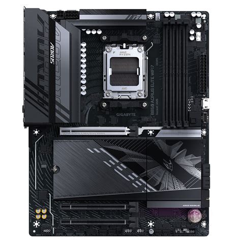 GIGABYTE B850 AORUS ELITE - AMD B850 Chipset: Socket AM5, Support AMD Ryzen™ 7-9000 Series Processors
Memory : 4x DDR5 DIMM sockets supporting up to 256 GB
Expansion Slots : 1 x PCIe 5.0 x16 , 3 x PCIe 3.0 x1
Storage and USB : 4 x SATA 6Gb/s, 1 x M.2 Gen 5 , 2 x M.2 Gen 4, 9 x USB 3.2 (7x Back), 2 x USB Type C, 7x USB2 (3x Back)
Misc. : Realtek® Wi-Fi 7 RTL8922AE a, b, g, n, ac, ax, supporting 2.4/5/6,  BLUETOOTH 5.4
Rear IO Panel Display Ports Available: 1x DP 1x HDMI