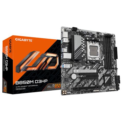 GIGABYTE B850M - AMD B850 Chipset: Socket AM5, Support AMD Ryzen™ 7-9000 Series Processors
Memory : 4x DDR5 DIMM sockets supporting up to 256 GB
Expansion Slots : 1 x PCIe 5.0 x16 , 1 x PCIe 3.0 x4
Storage and USB : 4 x SATA 6Gb/s, 1 x M.2 Gen 5 , 1 x M.2 Gen 4, 5 x USB 3.2 (3x Back), 2 x USB Type C, 6x USB2 (2x Back)
Rear IO Panel Display Ports Available: 2x DP 1x HDMI