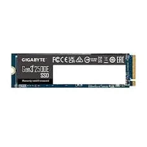 Gigabyte NVMe SSD 500GB - PCIe3 -  Read 2300 MB/s; Write 1500MB/s- 120TBW or 3 years warranty