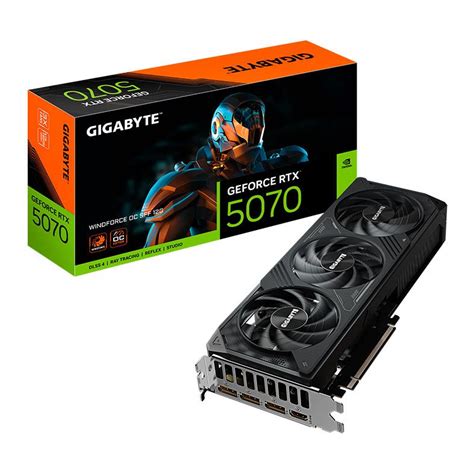 GIGABYTE nVidia GeForce RTX™ 5070 WINDFORCE OC SFF - 12GB GDDR7 HDMIx1/DPx3