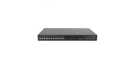 H3C S5024PV3-EI-HPWR L2 Ethernet Switch with 24*10/100/1000Base-T PoE+ Ports(AC 370W;DC 740W) and 4*1000Base-X SFP Ports;(AC/DC)