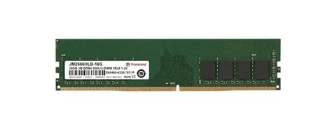 TRANSCEND 8GB DDR4 2666MHS DESKTOP U-DIMM 1Rx8 1Gx8 CL19 1.2V