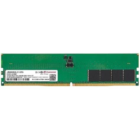 TRANSCEND JET MEMORY 32GB DDR5-4800 DIMM 2RX8 CL40  (2Gx8)x16