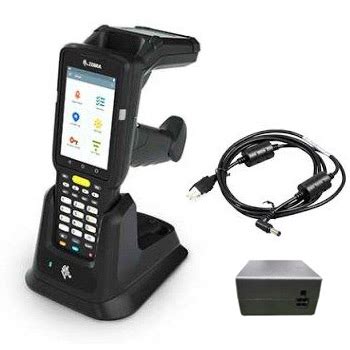 Zebra MC3330XR UHF RFID Gun; Circular Antenna; 802.11 A/B/G/N/AC; SE4770 2D Imager; 29 Key; Extended Capacity Battery; GMS; 4GB 