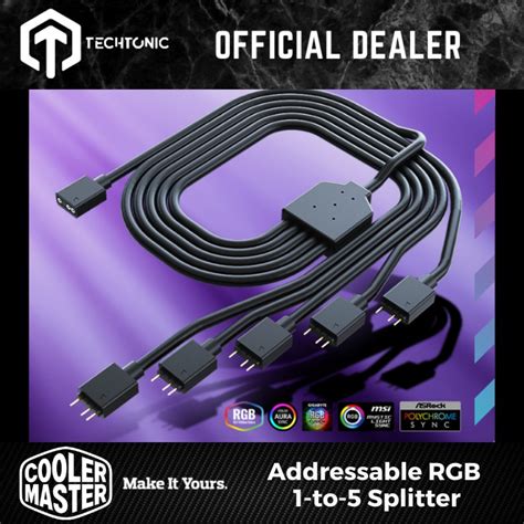 Cooler Master ARGB 1-to-5 Splitter Cable