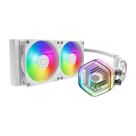 Cooler Master MasterLiquid 240 ATMOS White AIO Liquid Cooler White