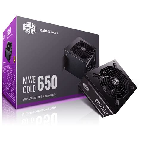 Cooler Master MWE Gold 650W - V2 80 Plus Gold Certified ATX Power Supply Unit