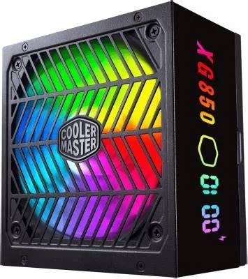 Cooler Master XG Plus Platinum 850W; ARGB Logo; fully modular; Built in LED info display; Japanese capacitors. 