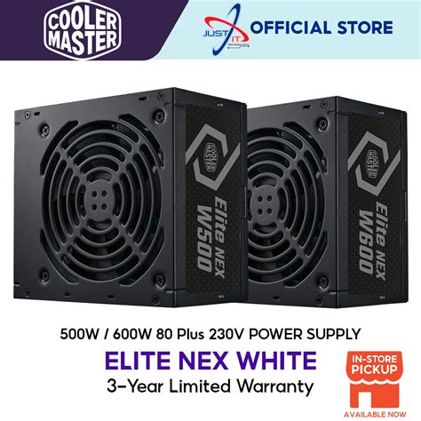 Cooler Master ELITE NEX White 600W 230V | Accesible but reliable ATX PSU. 