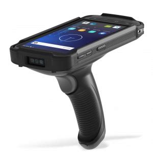Pistol grip for MT90 with window for rear camera.