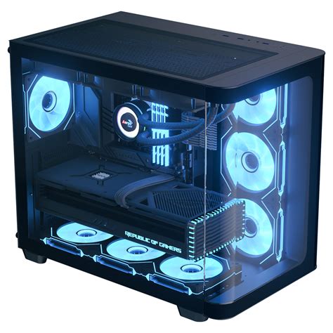 Aerocool P500C Compact PC Case
2 x 3.5'' / 3 x 2.5'
Fan layout:Top: 120mm x 3 or 140mm x2  Side: 120mm x 3 or 140mm x 2, Bottom: 120mm x 3, Rear: 120mm x 1.  4x ARGB Fans Included
USB 3.0 x2, USB 2.0 x1
Colour: White
ATX/micro ATX/mini-ITX
