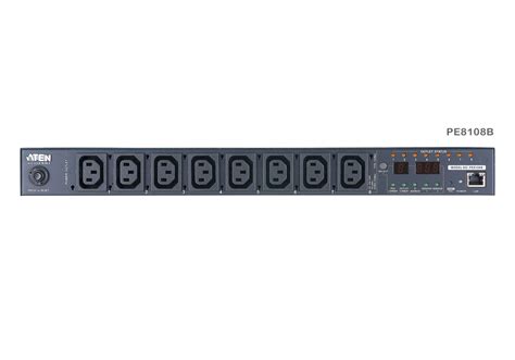 Aten 10A 8Outlet 1U Outlet-M.ed&Sw.ed eco PDU. 