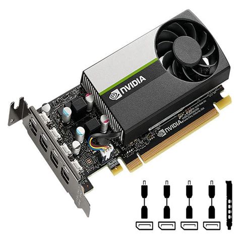 PNY NVIDIA QUADRO T1000 PCI-Express 3.0 x16 ; LP; 8 GB GDDR6 128-bit; 4x Mini DP 1.4 : LOW PROFILE; 50W. 