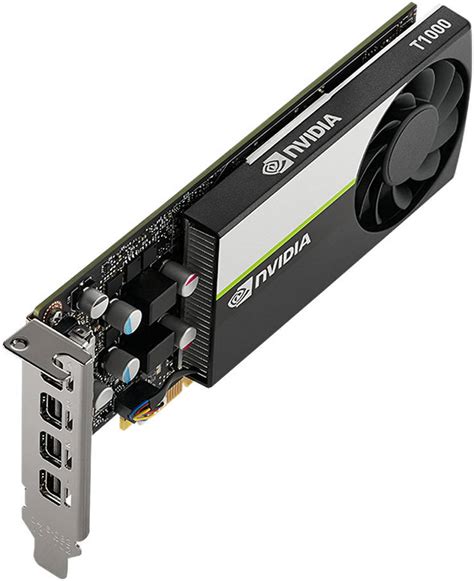 PNY NVIDIA QUADRO T1000 PCI-Express 3.0 x16 ; LP; 4 GB GDDR6 128-bit; 4x Mini DP 1.4 : LOW PROFILE; 50W
