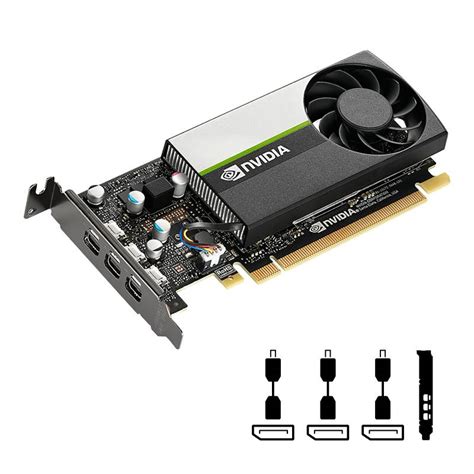 PNY NVIDIA QUADRO T400 PCI-Express 3.0 x16 ; 4 GB GDDR6 64-bit; 3x Mini DP 1.4 ; LOW PROFILE; 30W