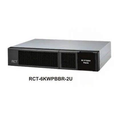 EXTENDED BATTERY BANK UNIT (2U) FOR RCT-6000-WPRU and RCT-10000WPRU (12V/9Ah x 16)  - 6 month warranty on batteries.