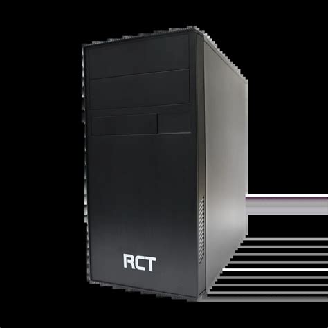 RCT Case with DVD drive slot mATX - Black + 300W; 1x Fan; 2x3.5 ; 2x2.5
