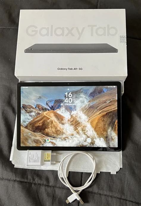 Samsung Galaxy Tab A9+ 11.0'' WUXGA 5G|4GB|64GB (MicroSD)|Nano Single Sim|5MP FF|8MP AF|2Yrs Carry-In|Android13