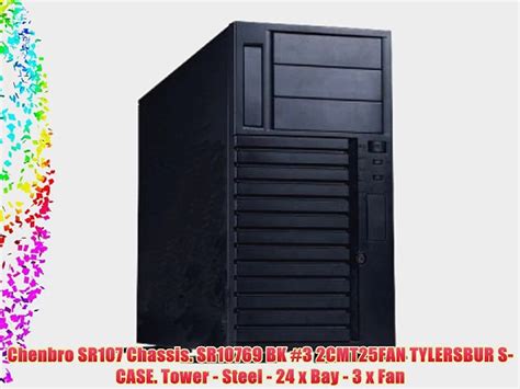 CHENBRO SR10769H09 14583 SR10769 Plus Chassis 8 Bay HS 3.5'' HDD cage w/12Gbps mini-SAS HD BP USB3.0