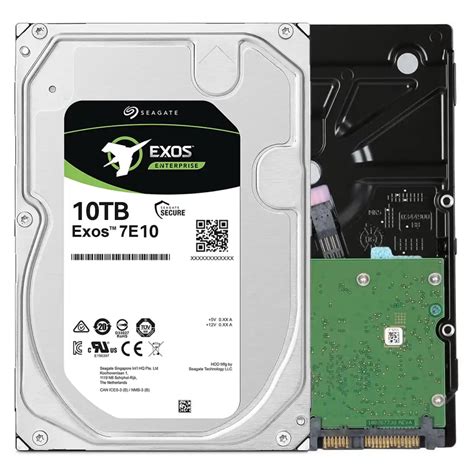 Seagate Exos 7E10 ST10000NM018B 10TB 512e/4Kn Fast Format SAS SED 3.5'' Drive; RPM7200; 256MB cache; 5 Year limited warranty
