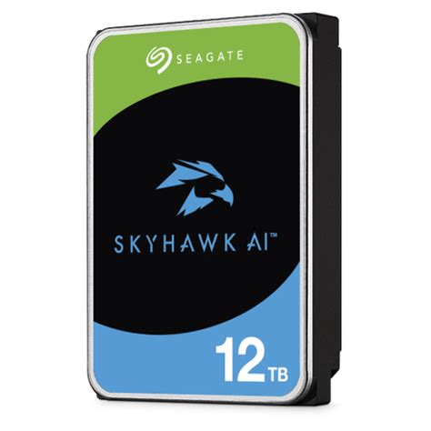 Seagate Skyhawk AI ST12000VE003 12TB 3.5'' HDD Surveillance Drives; SATA 6GB/s Interface; 256MB Cache; RPM: 7200; 512e; 5 Year l