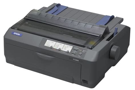 Epson FX-890, Dot Matrix Printers, Impact dot matrix, 80 columns, 18 Needles (2 x 9), Type B interface, Bidirectional parallel, Etheret, USB 2.0 Type B, 20.000 Hours, 400 Million Strokes/Wire, 128 kB included, Windows 2000, Windows 7, Windows 8, Windows 98, Windows Vista, Windows XP, Epson Status Monitor, Driver and utilities (CD), Main unit, Power cable, Ribbon, Setup guide, Software (CD), User manual (CD), Warranty document, 12 months Carry in