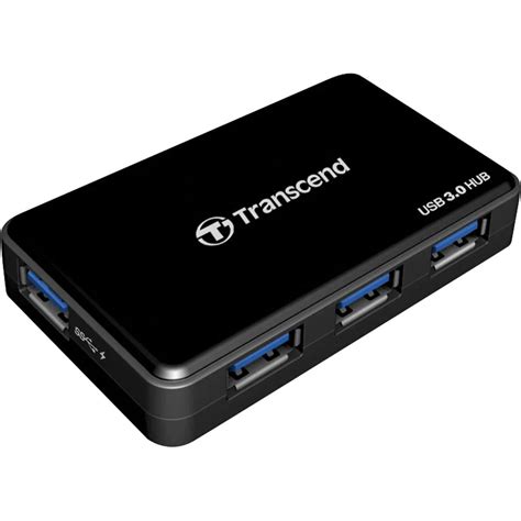 TRANSCEND USB3.0 - 4 PORT HUB - POWERED