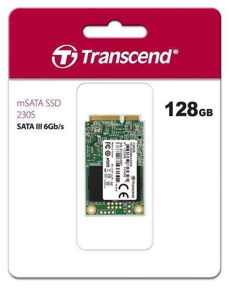 TRANSCEND 128GB MSA230S MSATA SSD - 3D TLC