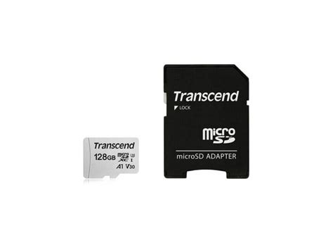 TRANSCEND 128GB MICRO SDXC C 10 UHS-I U1/U3 V30 A1 WITH ADAPTOR