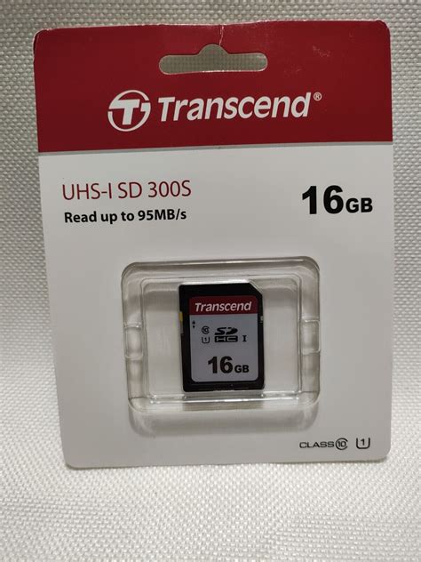 TRANSCEND 300S 16GB MICRO SD UHS-I U1 CLASS 10 READ 95 MB/S WRITE 45MB/S WITH SD ADAPTOR 