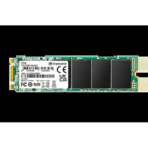 TRANSCEND 1 TB MTS825S M.2 SATA3 2280 SSD - CACHELESS TLC