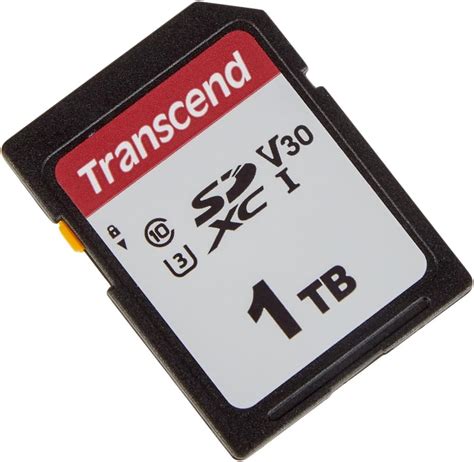 TRANSCEND 1 TB MICRO SDXC C10 UHS-I U3 V30 A2 WITH SD ADAPTOR