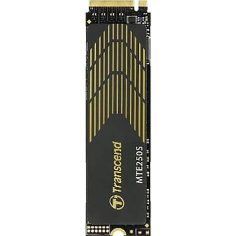 TRANSCEND 2TB MTE250S PCI-E GEN 4X4 M.2 NVMe 2280 SSD 3D TLC -7100 MB/s Read 6500 MB/s Write with Graphen Head Spreader -1560TBW