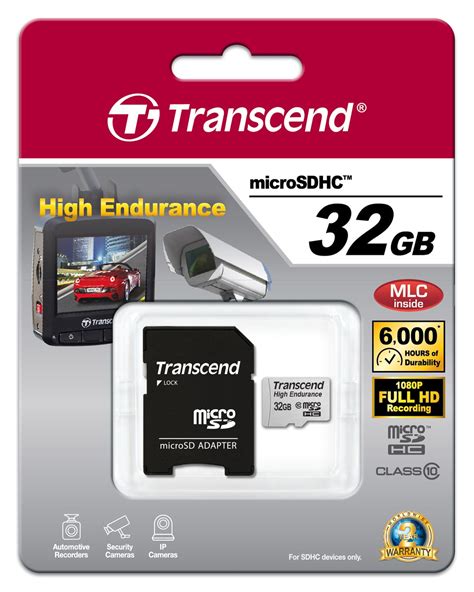 TRANSCEND 32GB SDC420T HIGH ENDURANCE SD CARD SDXC V10 U1 A1 