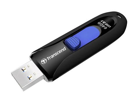 TRANSCEND 512GB JF790 USB3.1 GEN 1 CAPLESS FLASH DRIVE - BLACK AND BLUE