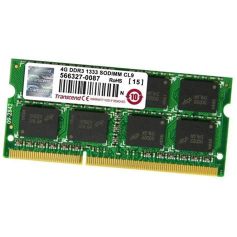 TRANSCEND 4GB Dual Rank DDR3-1333 DESKTOP DIMM 256Mx8