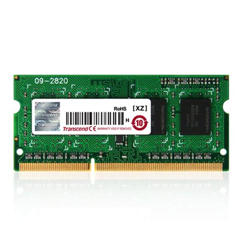 TRANSCEND 4GB LOW / DUAL VOLTAGE DDR3-1600 DUAL RANK SO-DIMM 2Rx8 CL11