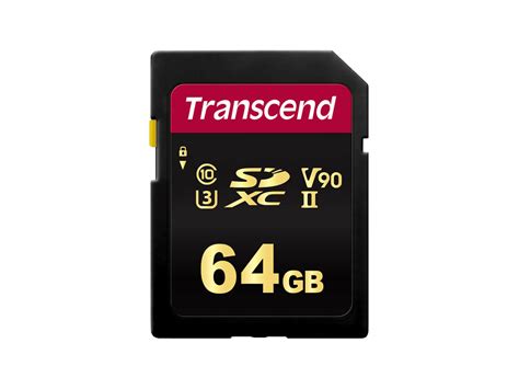 TRANSCEND 700S 64GB UHS-II U3 V90 CLASS 10 SDXC CARD - MLC