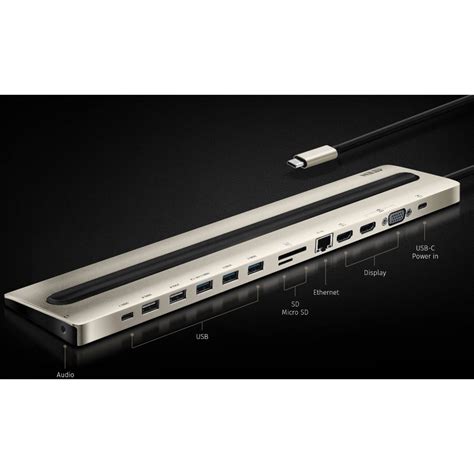 ATEN Dock; USB-C Multiport Dock with Power Pass-Through. 